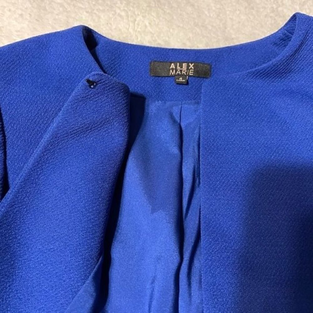 Alex Marie Abigail Jacket in Surf Blue NWT - Picture 4 of 7